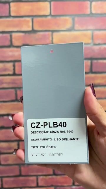 Vídeo de TINTA PÓ PARA PINTURA ELETROSTÁTICA - CINZA RAL 7040 POLIÉSTER LISO BRILHANTE