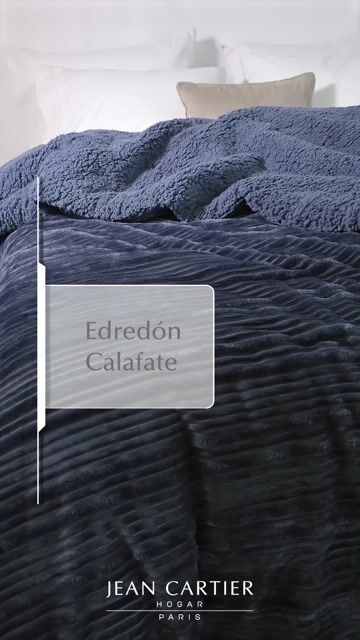 Video de Edredon Calafate Flannel c/Corderito 1 1/2 Pl -Jean Cartier-