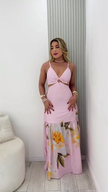 Video de Vestido Longo argola Solare