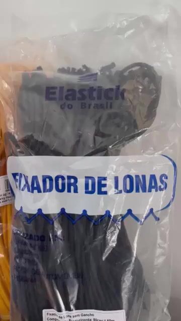 Vídeo de 50 Extensores Liguinha 80cm Lona Caminhão Caçambão Elástico