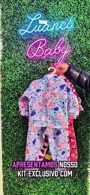 Video de Kit 3 Conjuntos Soft Infantil com Gorro Estampas Sortidas, Confortáveis e de Secagem Rápida