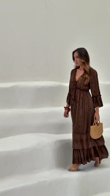 Video de Vestido longo Boho Cod:AR-01