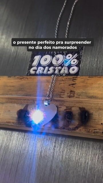 Video de Colar Personalizado Coração - Aço Inoxidável - Rose Gold