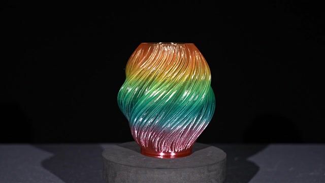 Video de Filamento SUNLU PLA TRANSPARENTE RAINBOW x 1Kg