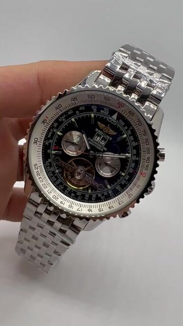 Video de Breitling Navitimer Tourbillon 42mm - AÇO/MOSTRADOR PRETO