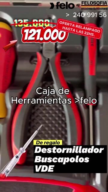 Video de Felo | Kit Electricista Maleta | Aislado a 1000v - VDE | 10 Piezas