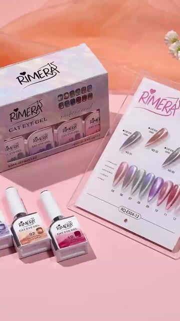 Video de Esmalte semipermanente 15ml colección ojo de gato es04-12 - Rimera Quince