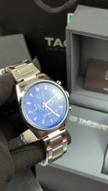 Video de TAG Heuer Carrera 42mm - AÇO/MOSTRADOR AZUL