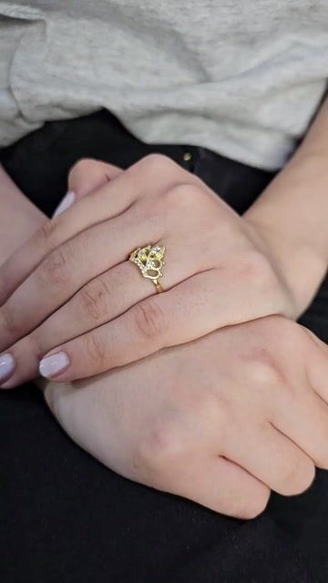 Video de Anillo Cintillo Oro 18k Corona Modelo C554