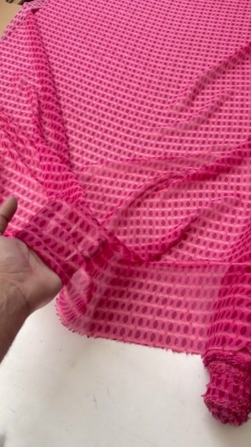 Vídeo de Tecido Georgete De Seda Pura Estampado -