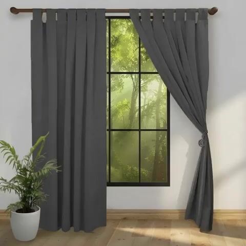 Video de Juego de cortinas gruesas con presillas