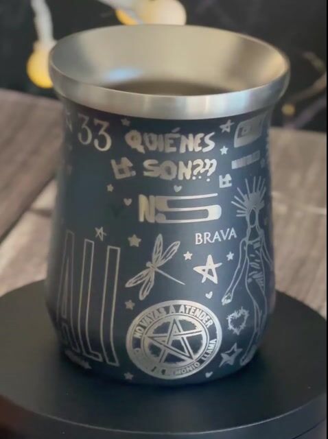 Video de MATE ORIGINAL STANLEY 236 ml FULL GRABADO - TEMÁTICA LALI