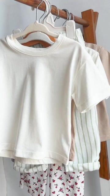 Video de Remera básica algodón cemento