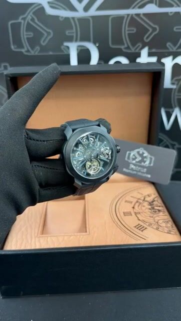 Video de Bvlgari Octo Roma Skeleton 44mm - Aço black/Mostrador Preto - SILICONE