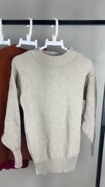 Video de Tricô Alongado Feminino Detalhes Laços