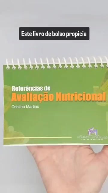 Vídeo de (COMBO 10 LIVROS) REFERÊNCIAS DE AVALIAÇÃO NUTRICIONAL