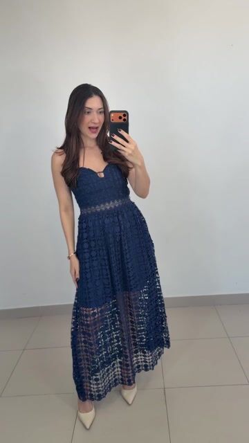 Video de VESTIDO LONGO RENDA