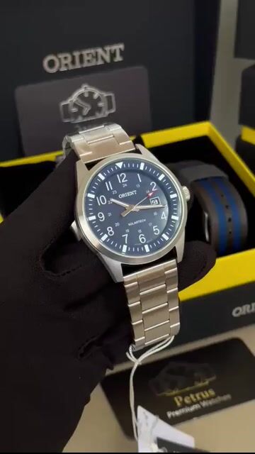 Video de Orient Solartech MBSS1452 42mm - AÇO/MOSTRADOR AZUL