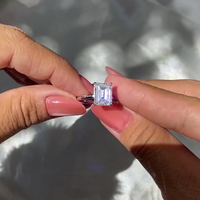 Video de Anel Belinda · Prata 925 · 4ct · Solitário Pedra Alta
