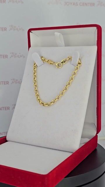 Video de Pulsera Rolo Oro 18k Cierre Mosqueton 5.2 Gr 19 Cm Ch- C2374