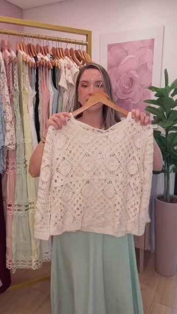 Vídeo de BLUSA CROCHÊ