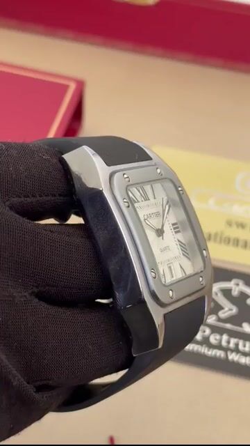 Video de Cartier Panthère 39mm - AÇO/MOSTRADOR BRANCO - SILICONE