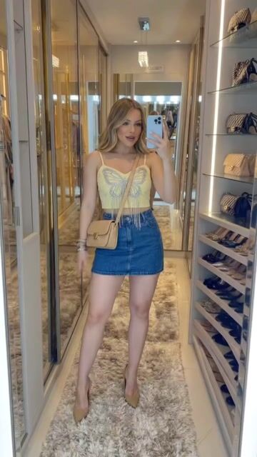 Video de Cropped alfaiataria com strass butterfly