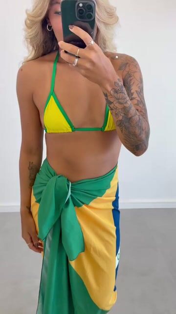 Video de Canga Pareô - Bandeira do Brasil