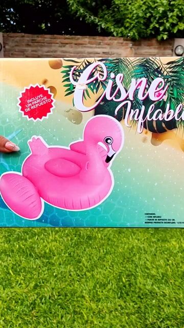 Video de Flamenco Inflable Piscina Pileta Playa 137x194 Cm