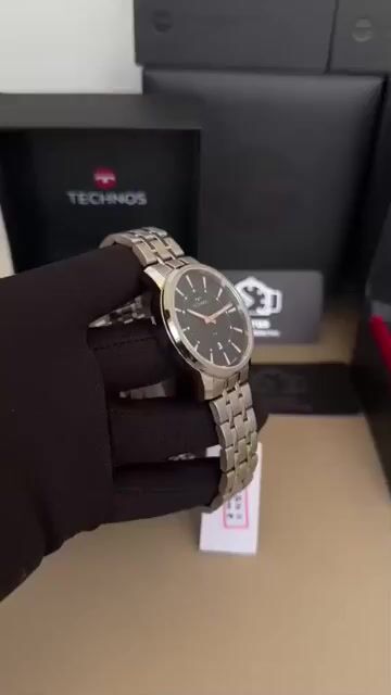 Video de Technos Steel prata 2115TZG/1P 42mm - AÇO/MOSTRADOR PRETO