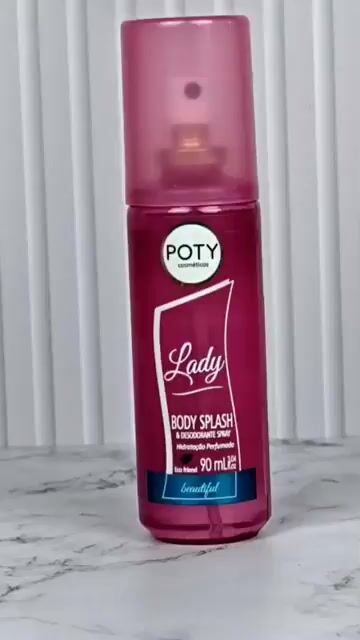 Vídeo de Desodorante Body Splash Lady 90 ml Poty Cosmeticos
