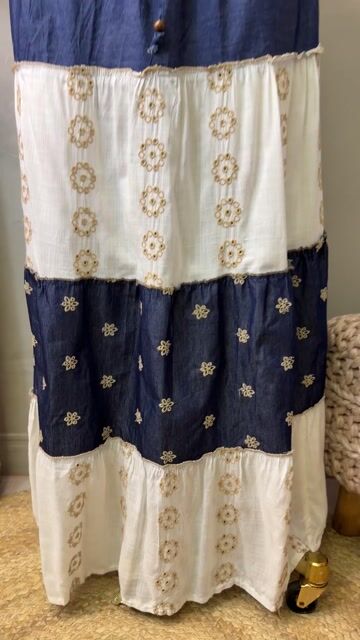 Video de Conjunto de saia e top boho Cod;4203