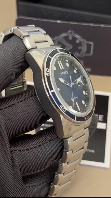 Video de Citizen Marine Eco-Drive Turquoise AW1816-89L 41mm - AÇO/MOSTRADOR AZUL