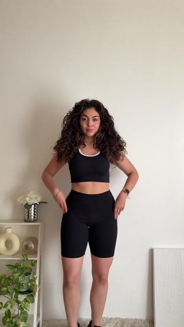 Video de Calza Biker Ciclista Algodón y Lycra Tiro Medio Mujer Art.02022