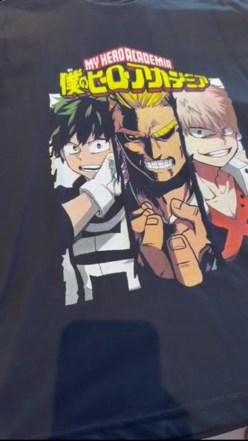 Vídeo de Camiseta Boku no Hero