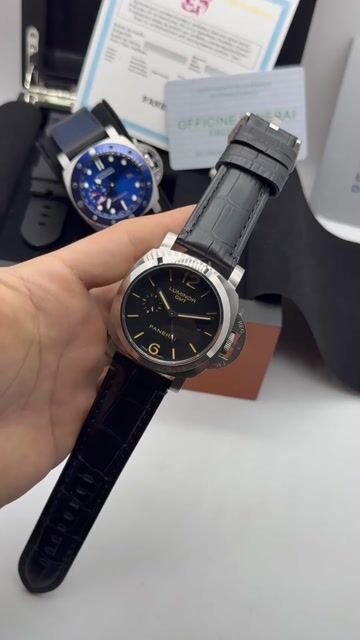 Video de Panerai Luminor GMT 47mm - AÇO/MOSTRADOR PRETO - COURO