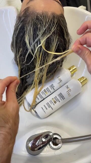 Video de Kit Help me tratamento capilar reconstrução pós mechas Souple Liss 2x500ml