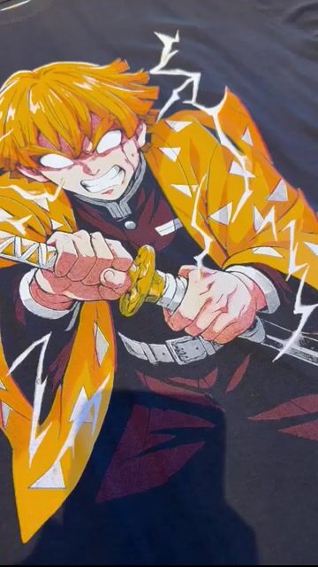 Vídeo de Camiseta Zenitsu Demon Slayer