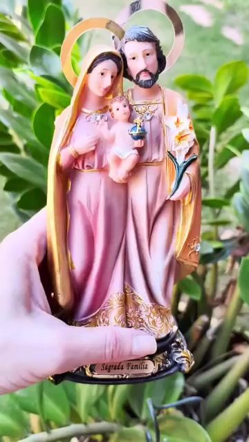 Video de Imagem Sagrada Família 20cm