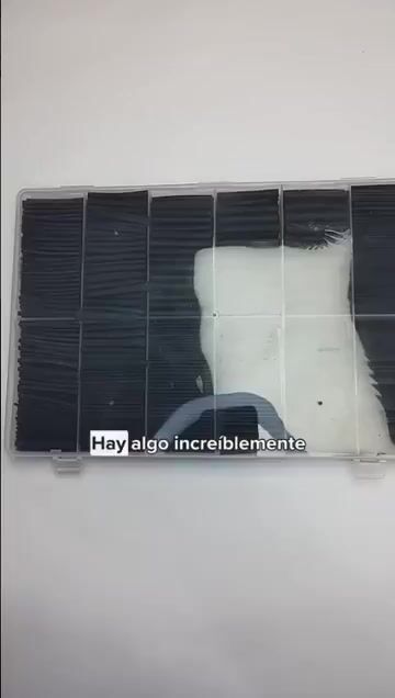 Video de Kit Tubo Termocontraible Combo 715 Piezas 2 A 20 Mm Negro