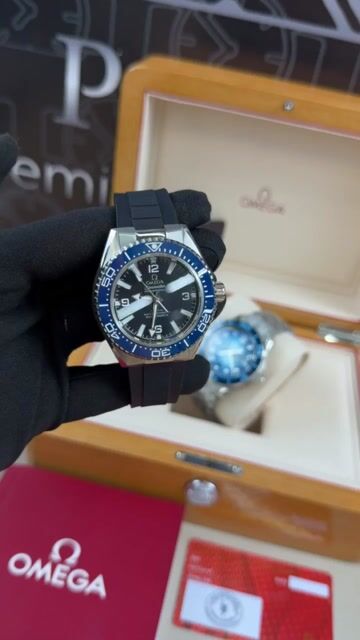Video de Omega Seamaster 40mm - AÇO/MOSTRADOR PRETO - SILICONE