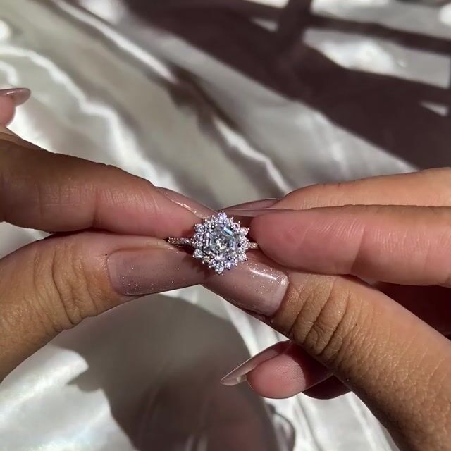 Video de Anel Rosana · Prata 925 · 2ct · Solitário · Halo