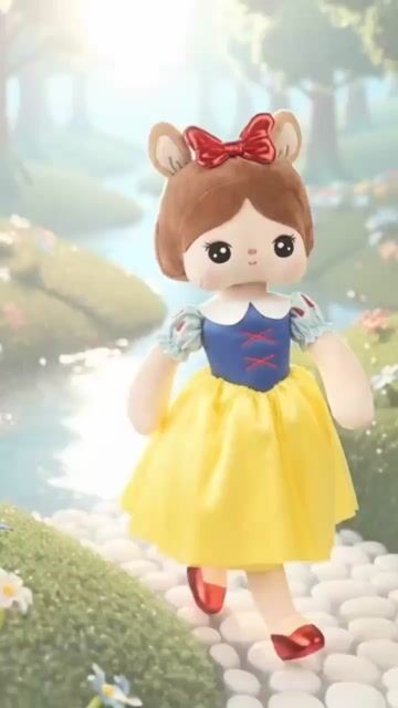 Video de METOO DOLL - BONECA ANGELA CONTOS 40CM - BRANCA DE NEVE