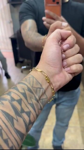 Video de Pulseira cartie 5 mm banhado a ouro