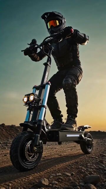 Vídeo de Patinete Elétrico Teewing X5 — Dual Motor 6000W Off-Road Premium