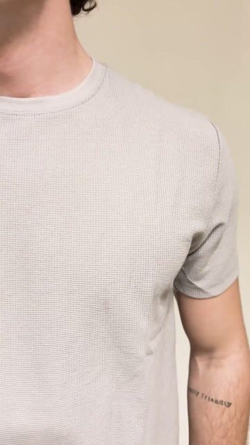 Video de Remera Waffle Tramada Importada Calidad Premium