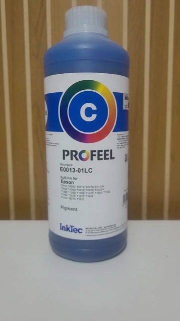 Vídeo de Tinta Pigmentada Profeel Inktec E0013 Cyan azul ART ESTILO