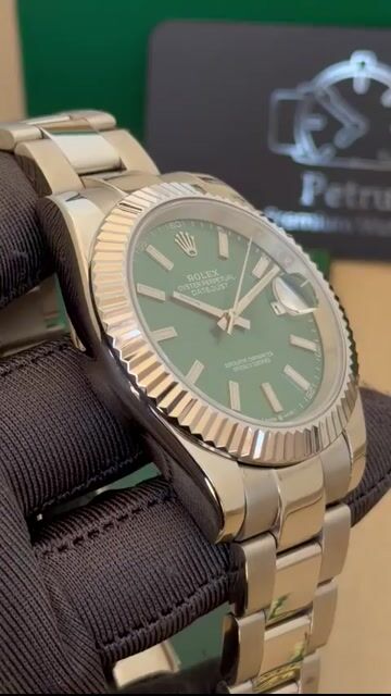 Video de Datejust 40mm - AÇO/MOSTRADOR VERDE
