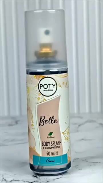 Vídeo de Desodorante Body Splash Bella 90 ml Poty Cosméticos