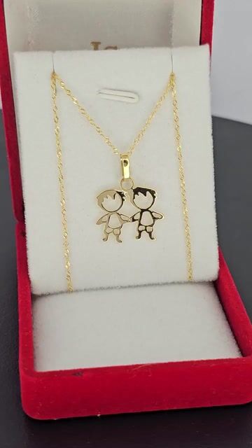 Video de Collar Oro 18k Nene Nene Cadena Singapur 2 Gr 45 Cm C2141